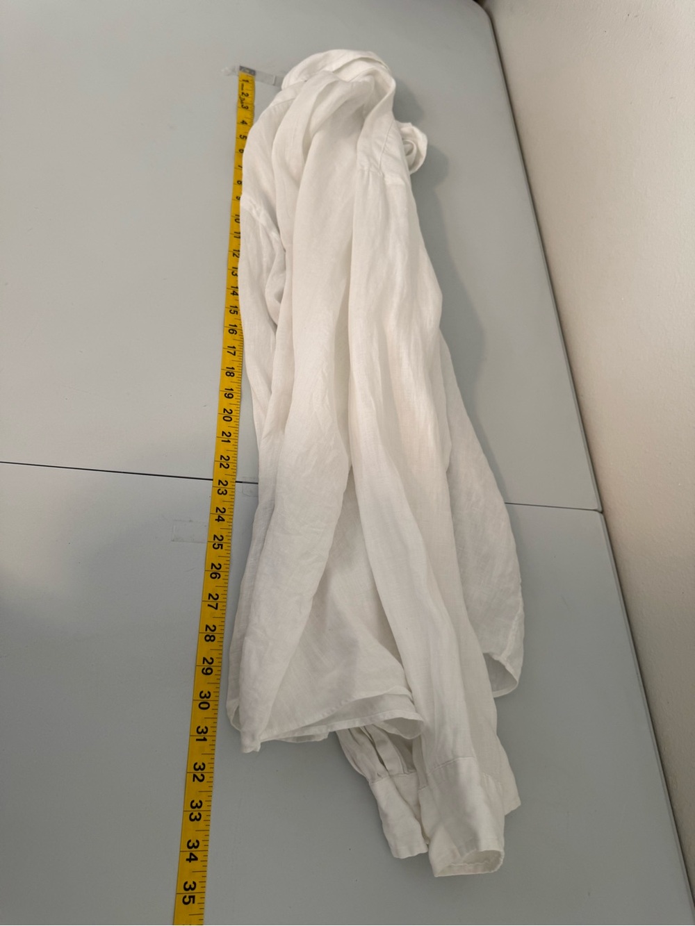 Ralph Lauren Linen White Long-Sleeve Button-Down Shirt Mens XXL Old Money - Picture 13 of 14